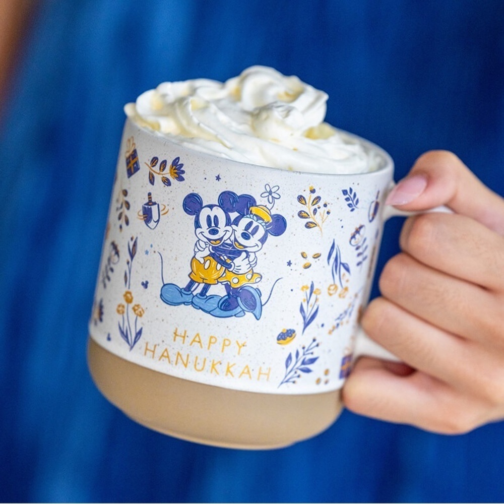 Disney Parks Hanukkah Mickey and Minnie Mouse Mug 15oz